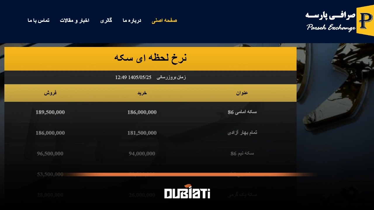 صرافی پارسه دبی